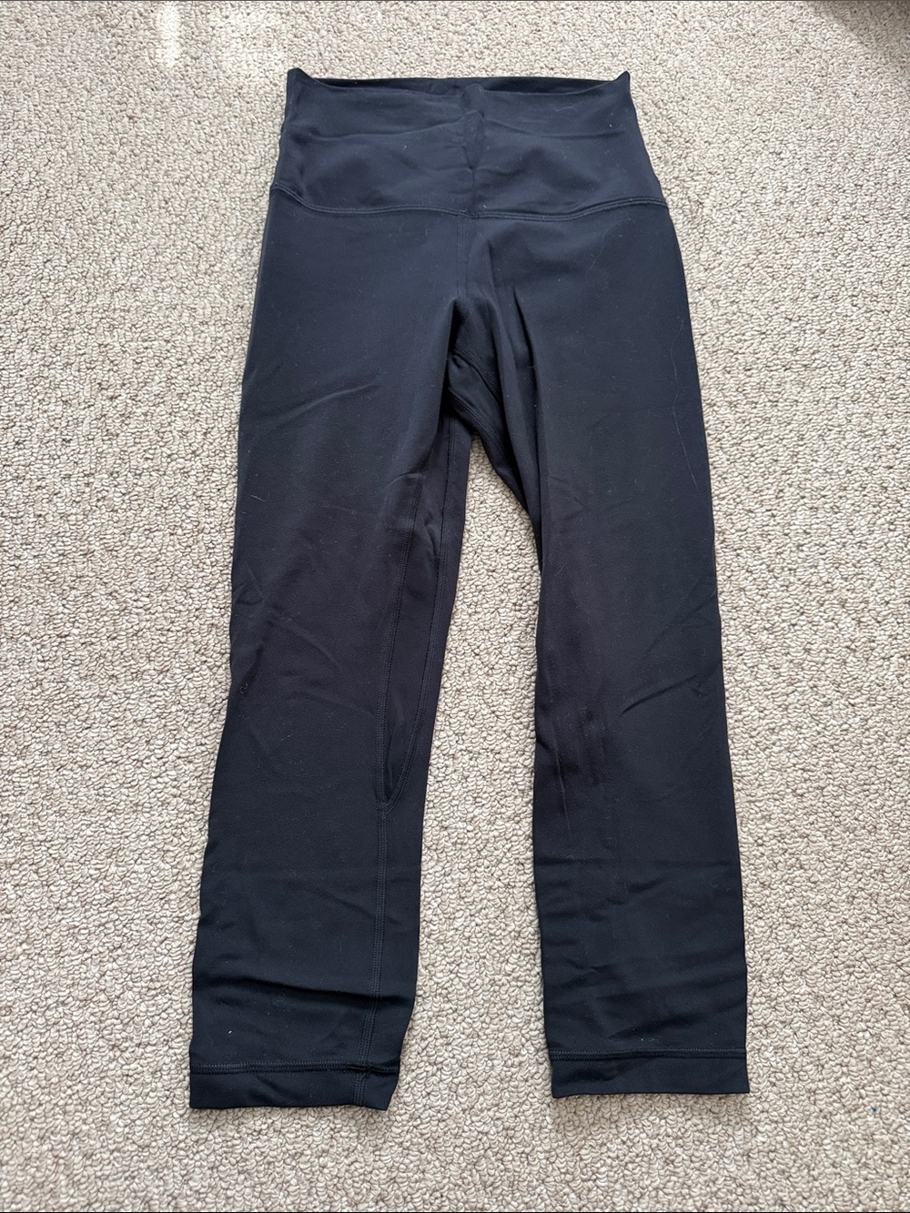 lululemon athletica Black High-Rise Capri Leggings
